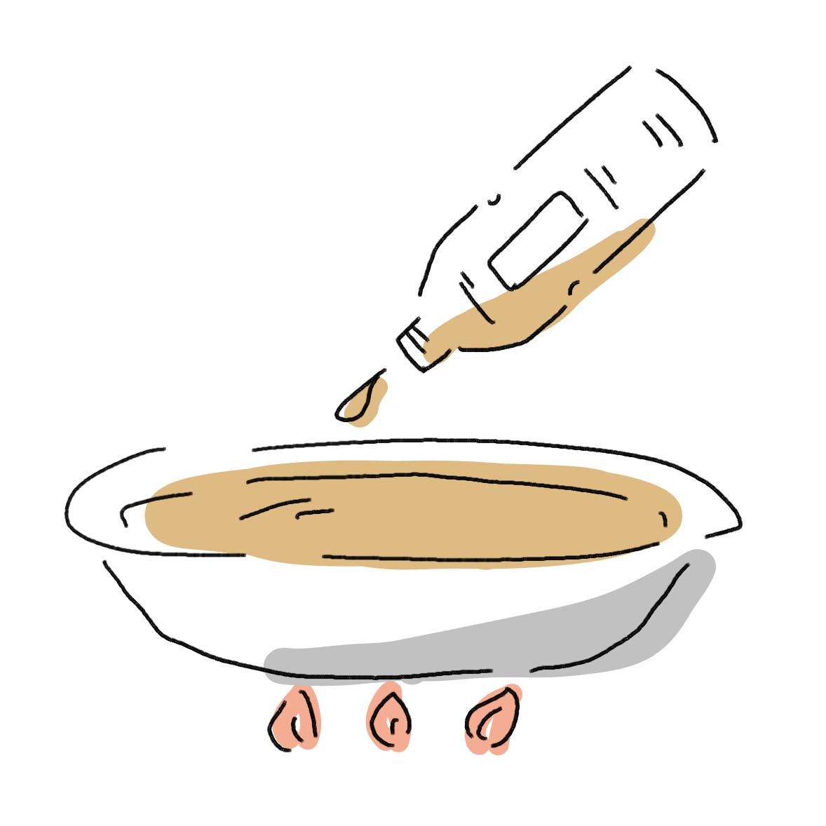 お鍋に和出汁を入れ、沸騰させます。